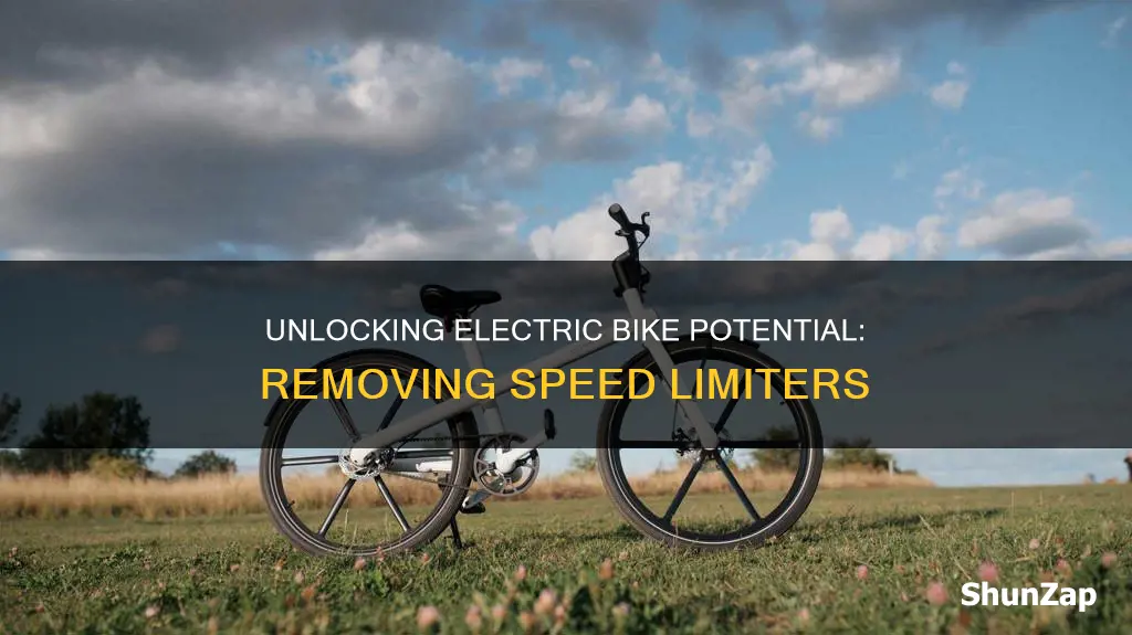 how to disable speed limiter on electric bike