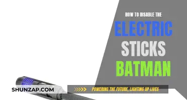 Disabling Electric Sticks: Strategies to Defeat Batman