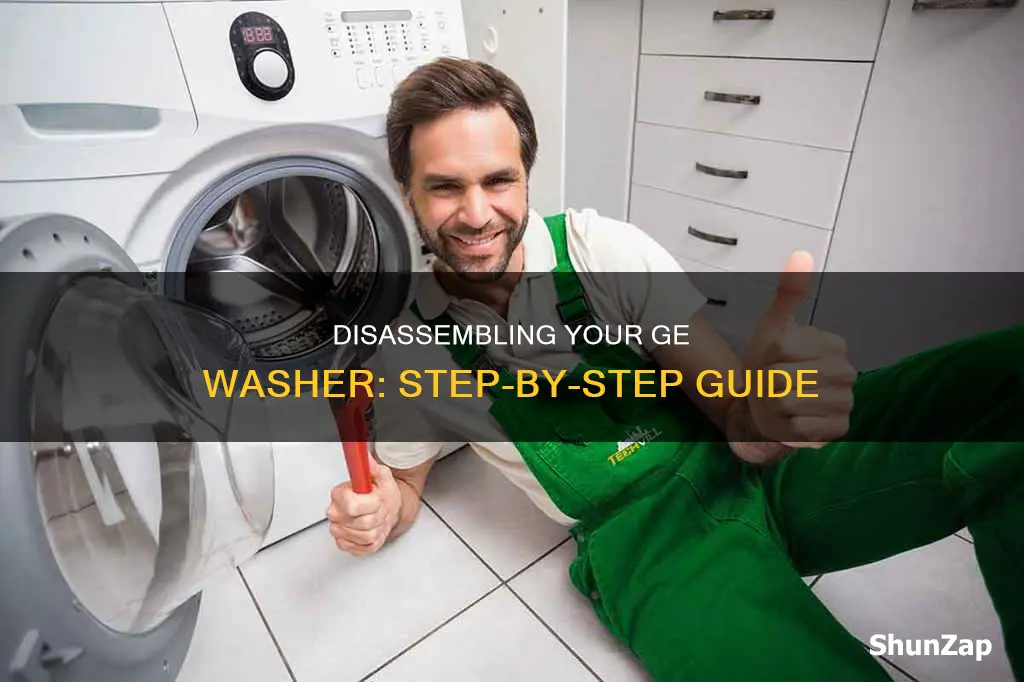 how to disassemble a general electric washer