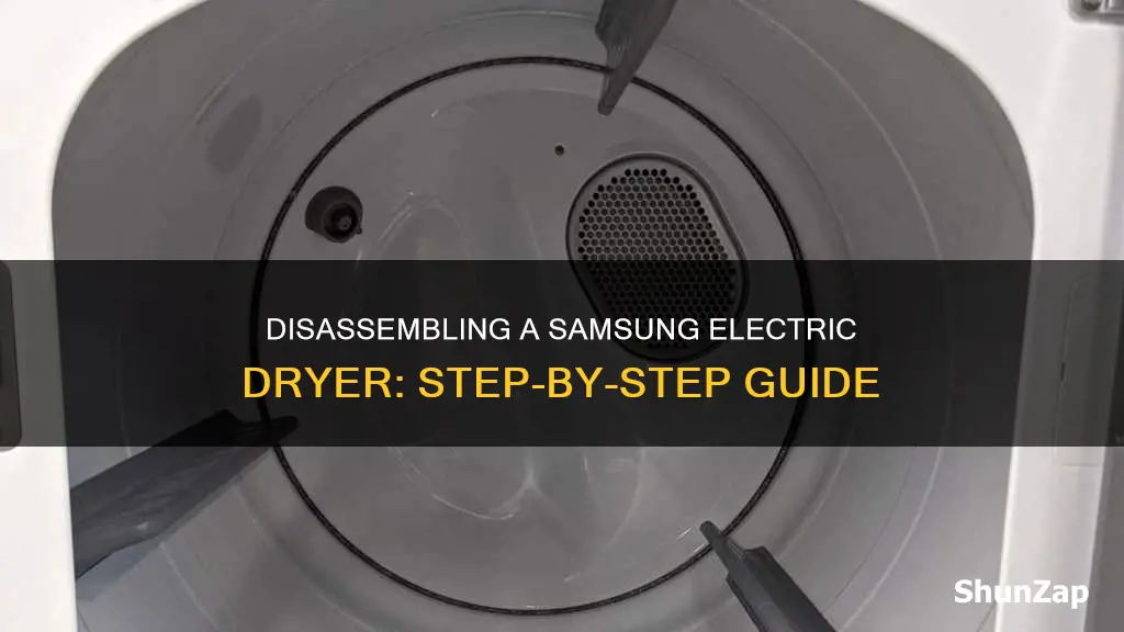 how to disassemble a samsung electric dryer