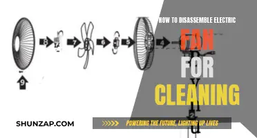 Disassembling Your Electric Fan for a Deep Clean