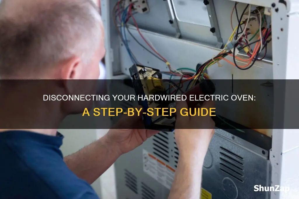 how to disconnect a hardwired electric oven