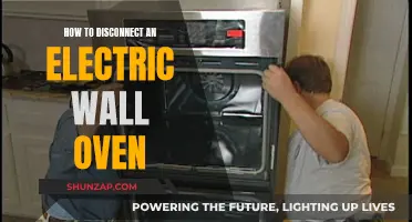 Disconnecting Your Electric Wall Oven: A Step-by-Step Guide