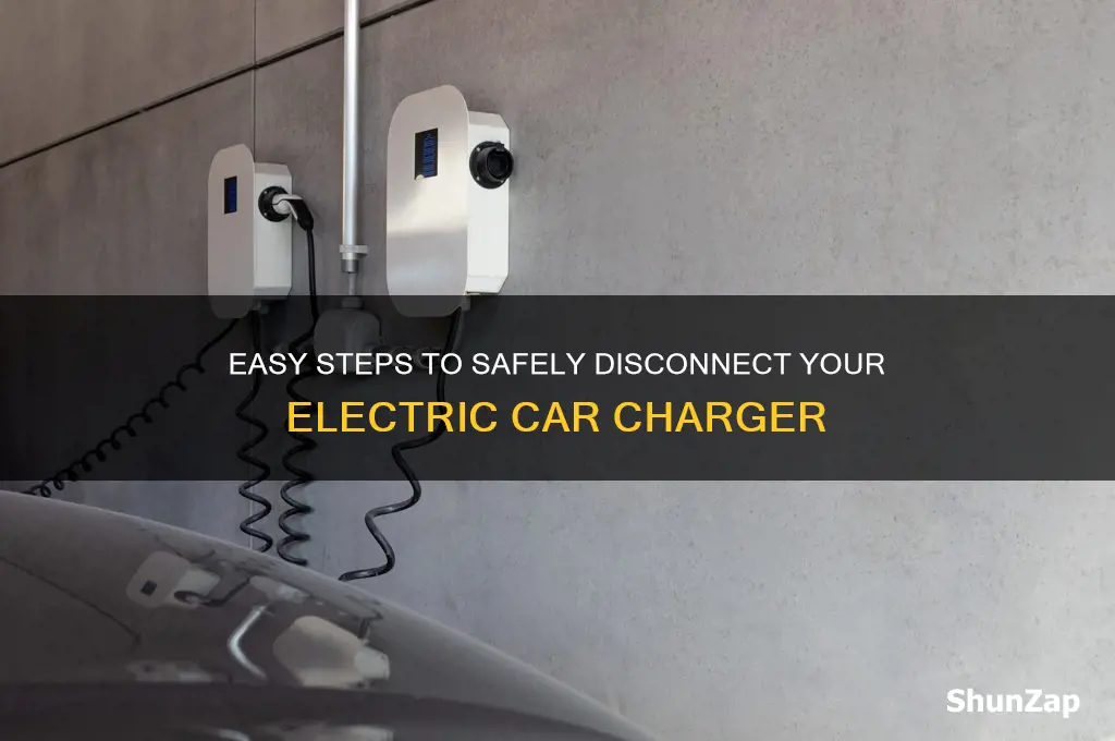 how to disconnect charger from electric car