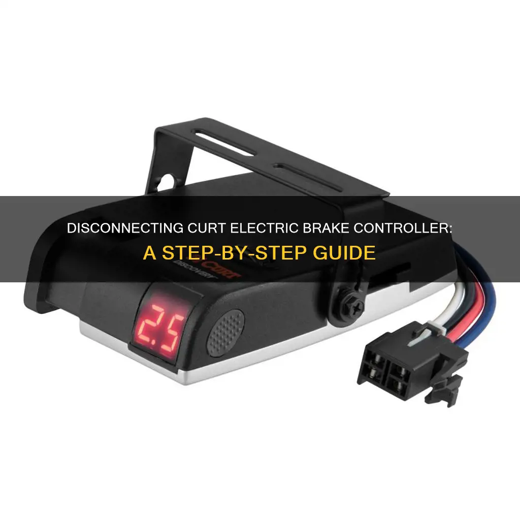 how to disconnect curt electric brake controller