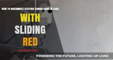 Safely Disconnecting Car Electric Connections with Sliding Red Components