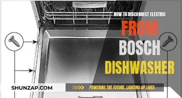 Disconnecting Electricity from Your Bosch Dishwasher: A Step-by-Step Guide