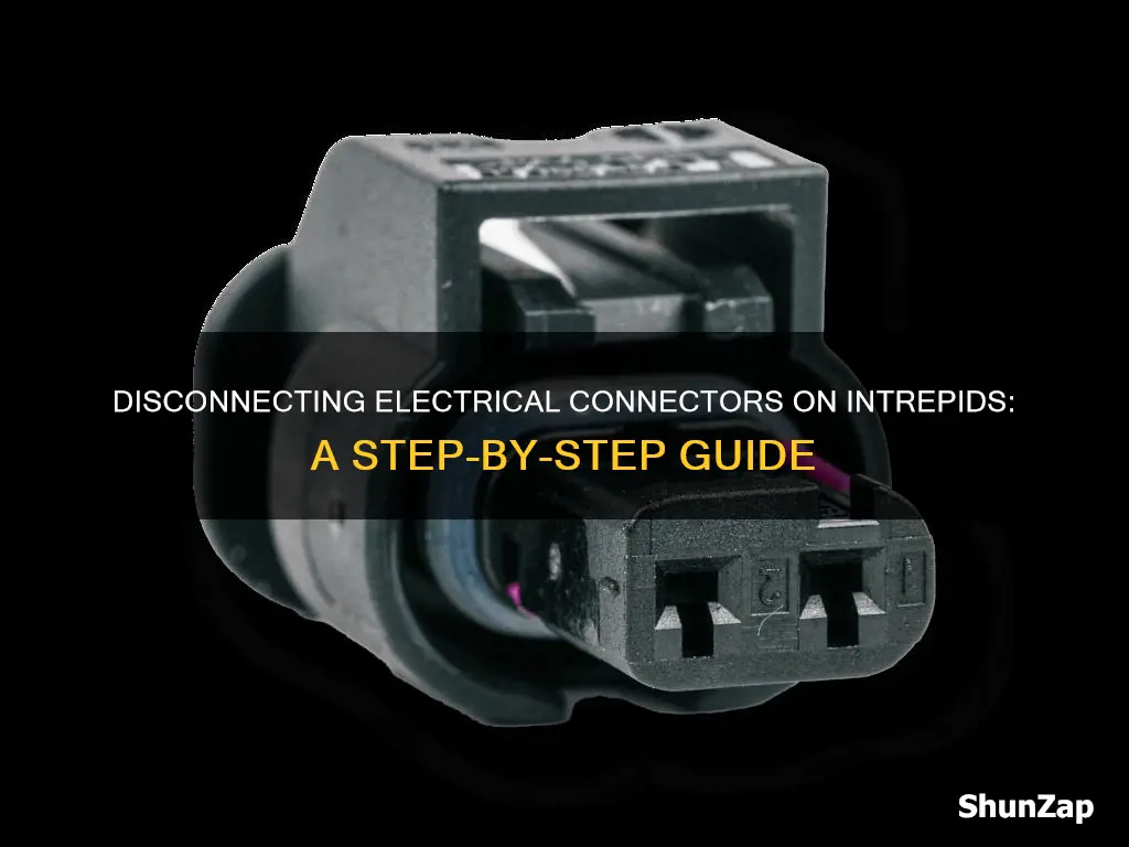 how to disconnect electrical connectors on intrepids