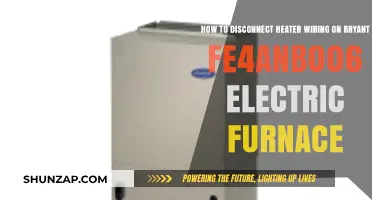 Safely Disconnecting Heater Wiring on Bryant FE4ANB006 Electric Furnace