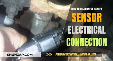 Disconnecting Oxygen Sensor: Unplugging Electrical Connections