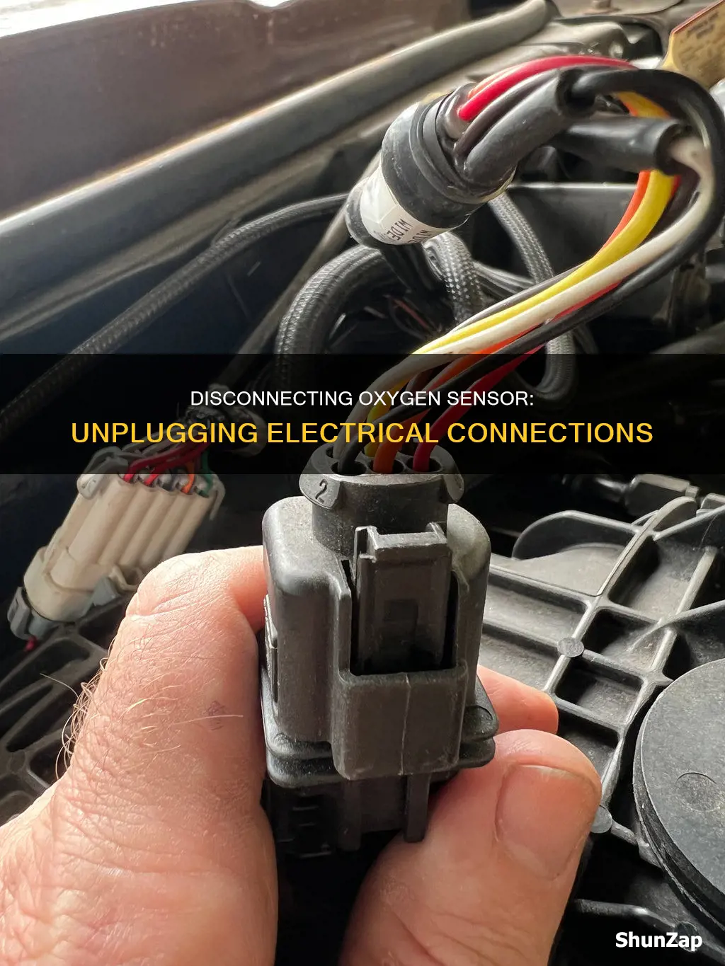 how to disconnect oxygen sensor electrical connection