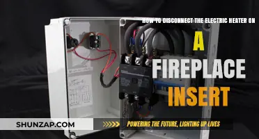 Safely Disconnecting Your Electric Heater: A Fireplace Insert Guide
