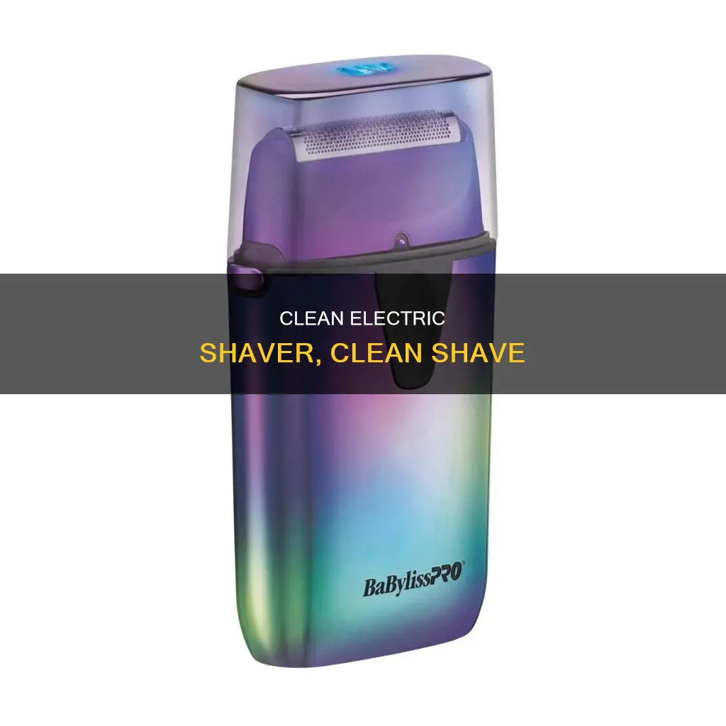 how to disinfect electric shaverld eagle shaver
