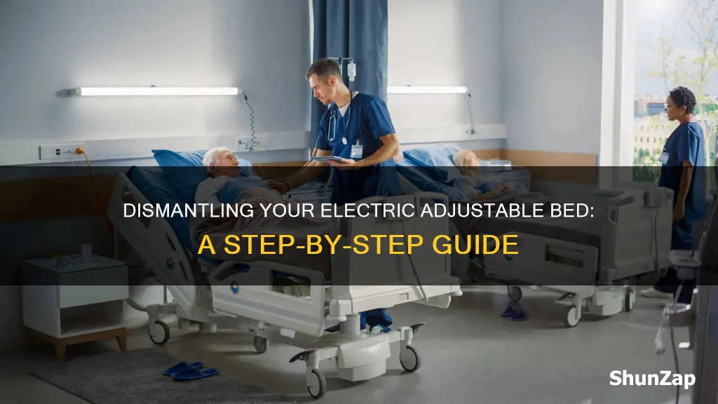 how to dismantle an electric adjustable bed