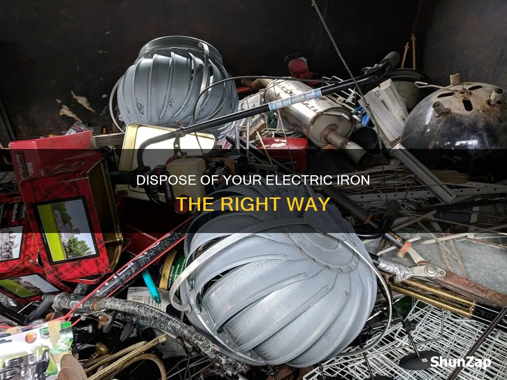 how to dispose of an electric iron