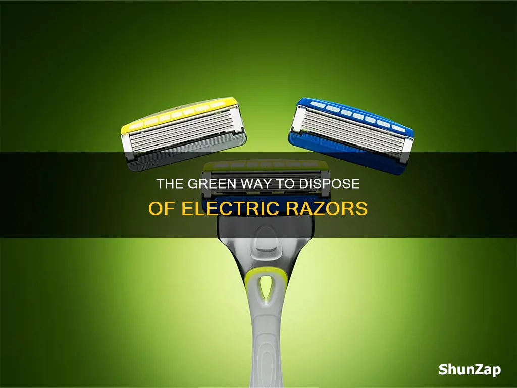 how to dispose of an electric razor