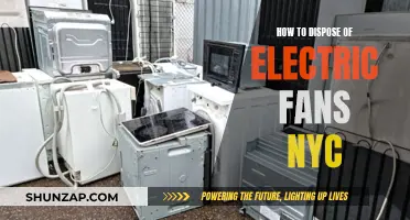 Safe Electric Fan Disposal in NYC: A Guide
