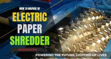 Dispose of Your Electric Paper Shredder the Right Way