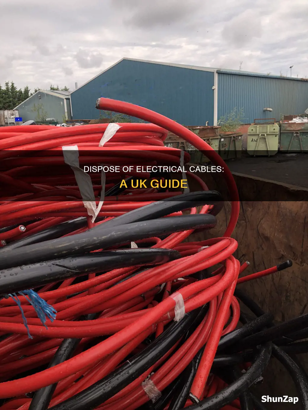 how to dispose of electrical cables uk