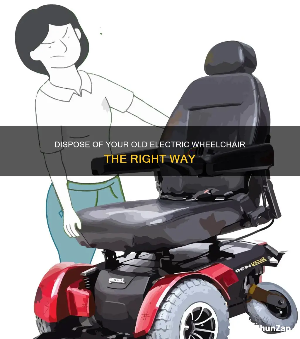 how to dispose of old electric wheelchair