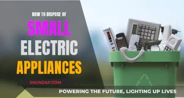 Easy Ways to Dispose of Small Electric Appliances