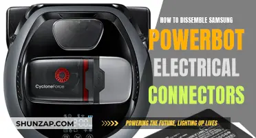 Disassembling Samsung Powerbot: Electrical Connectors Guide