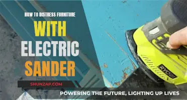 Distressing Furniture: Electric Sander Techniques for Beginners