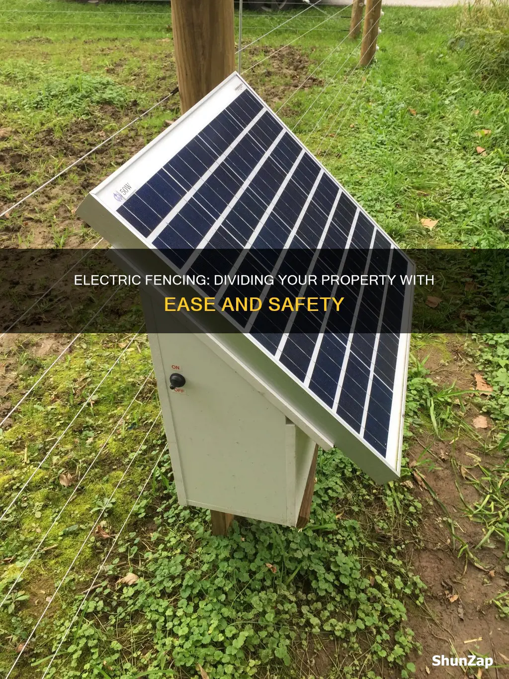how to divide sections with electric fence