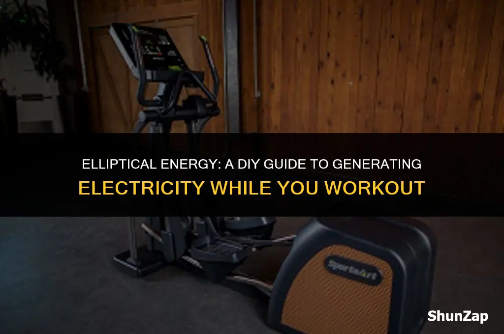 how to diy an elliptical to use to generate electricity