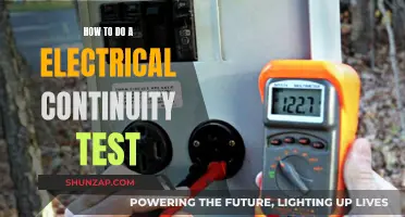 Conducting Electrical Continuity Tests: A Step-by-Step Guide