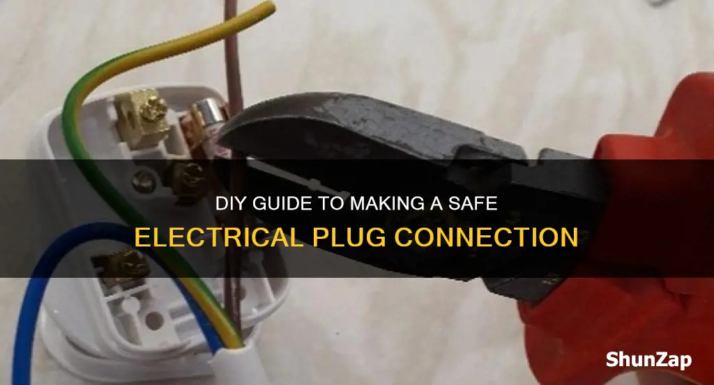 how to do a plug electrical conexion