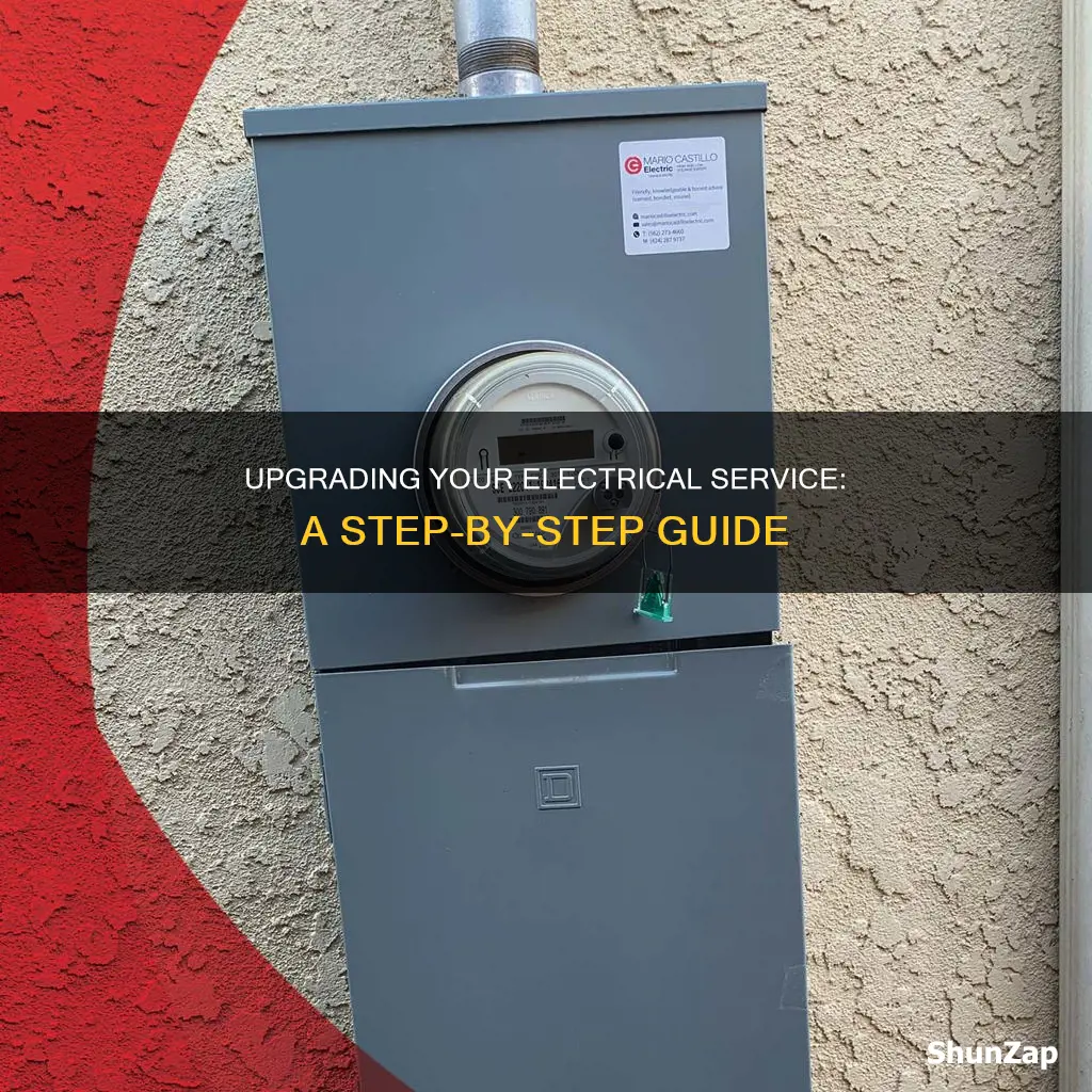 how to do an electrical service upgrade