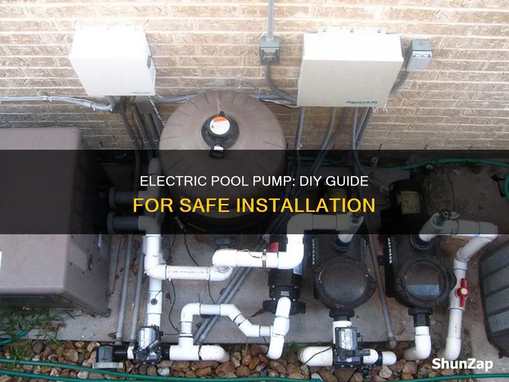 how to do electric for pool pump