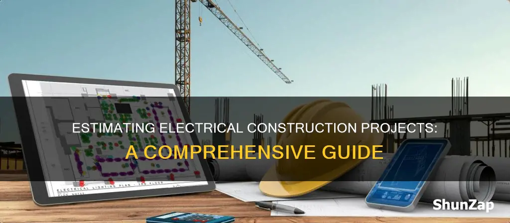how to do electrical estimates for construction