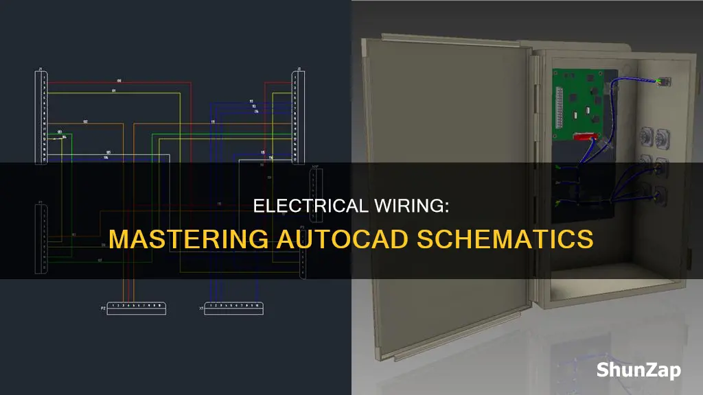 how to do electrical wiring in autocad