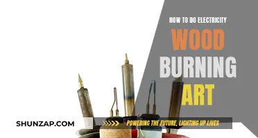 Creating Artistic Pyrography with Electric Tools