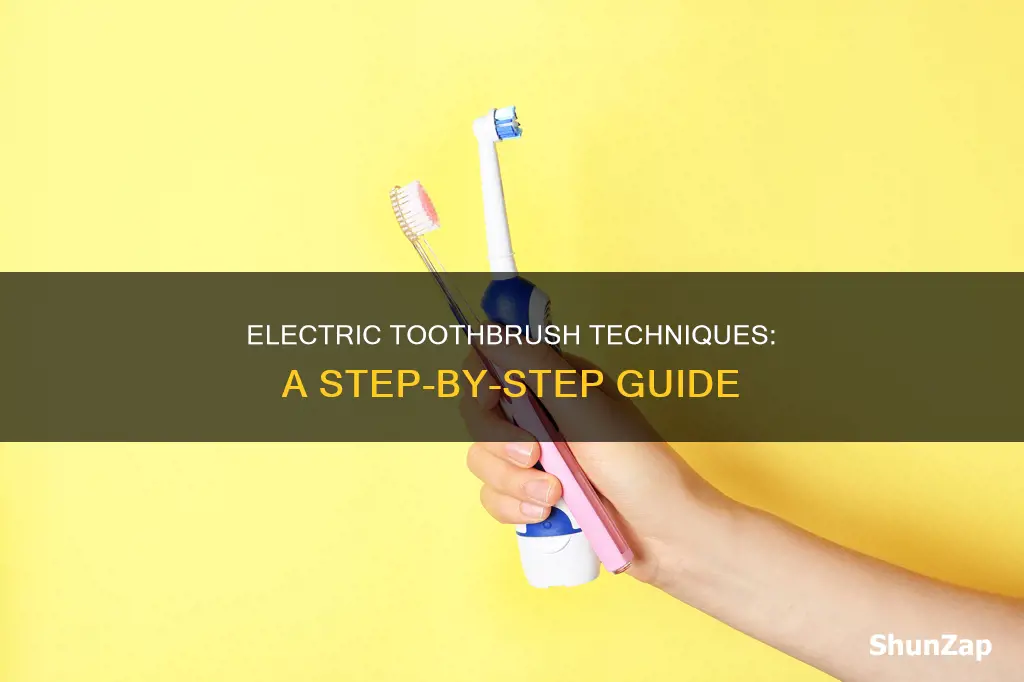 how to do ttooth brush with electric