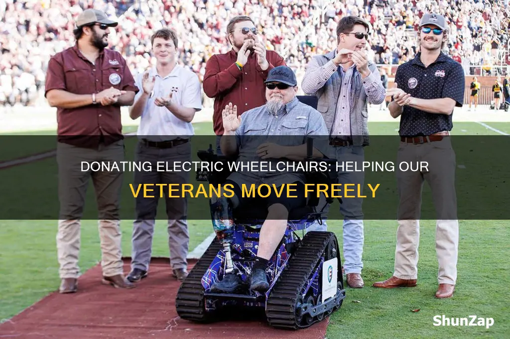 how to donate electric wheelchair to veterans
