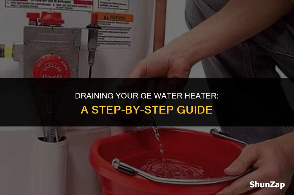 how to drain a general electric water heater