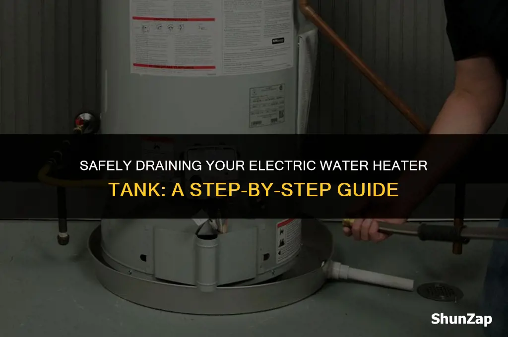 how to drain an electric water heater tank