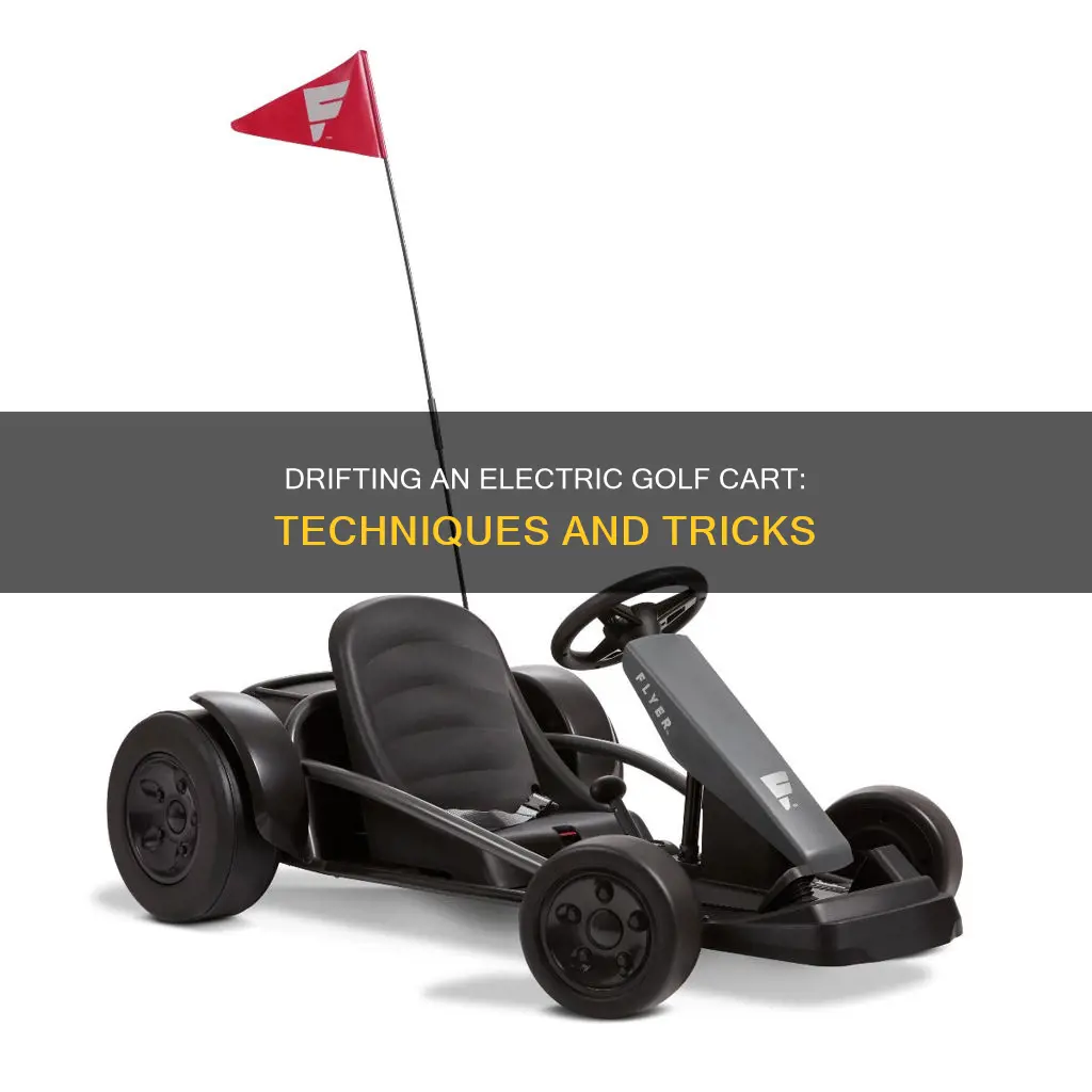 how to drift an electric golf cart