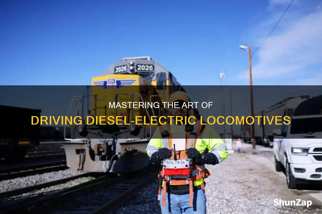 how to drive a diesel electric locomotive