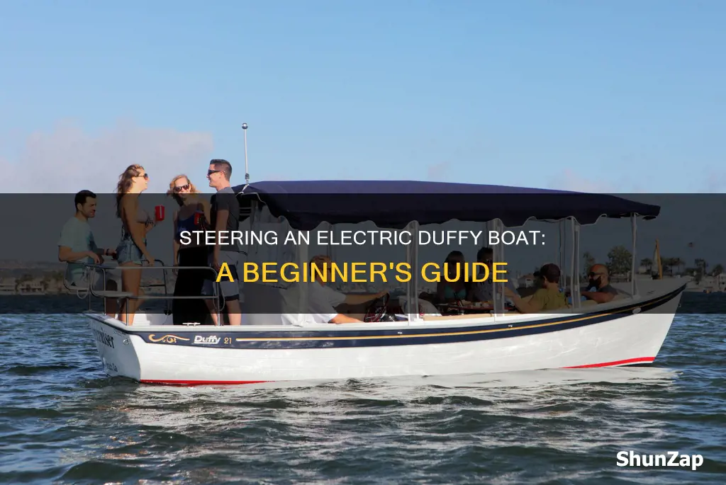 how to drive an electric duffy boat