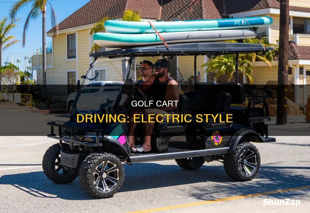 how to drive an electric golf cart