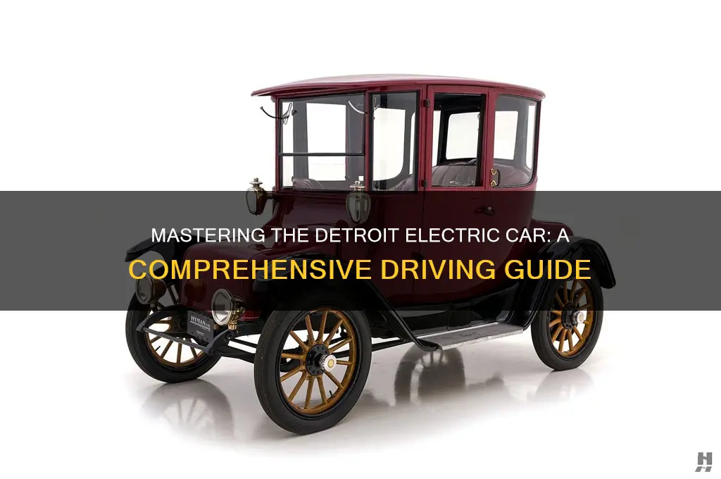 how to drive detroit electric car