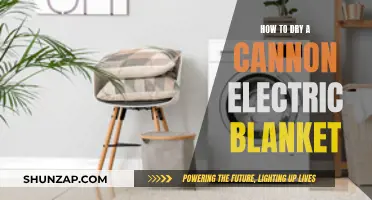 Drying Your Cannon Electric Blanket: Quick Tips