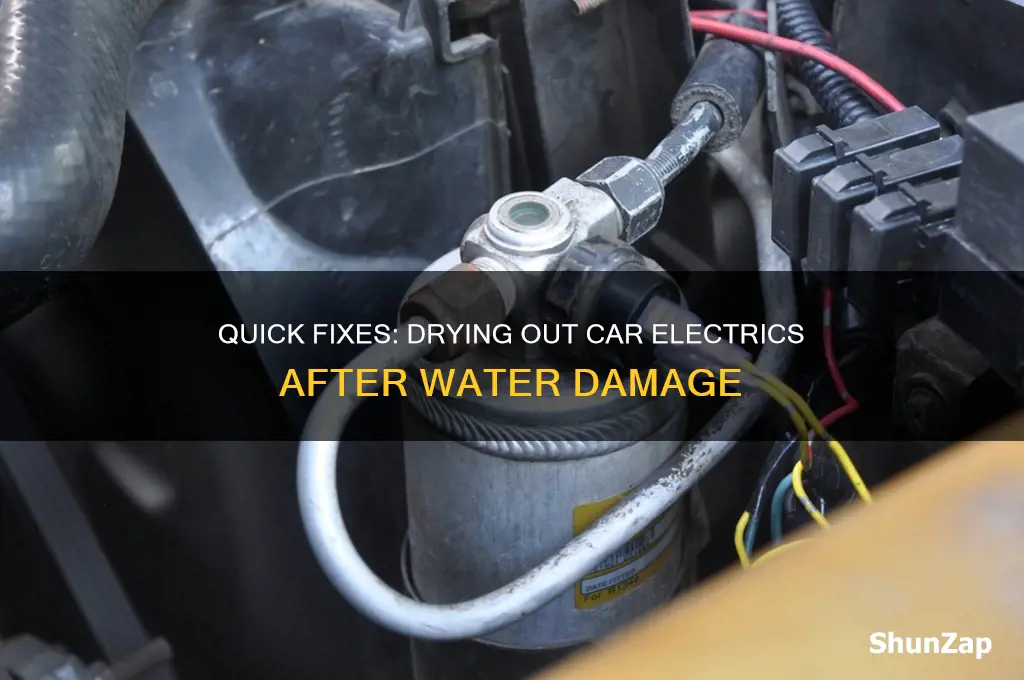 how to dry out car electrics