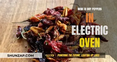 Drying Peppers: Using an Electric Oven