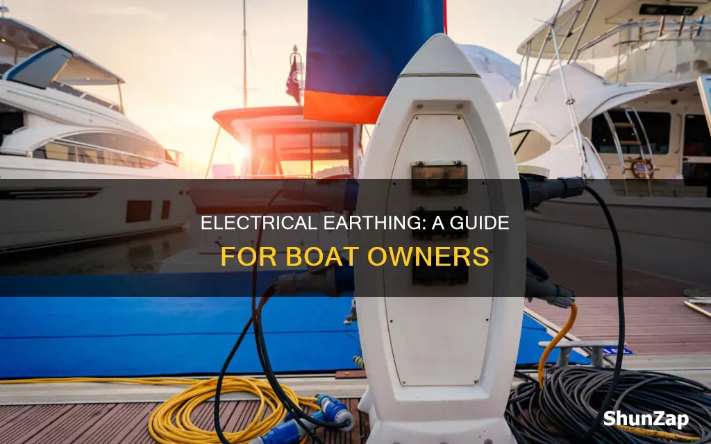 how to earth electrics on a boat