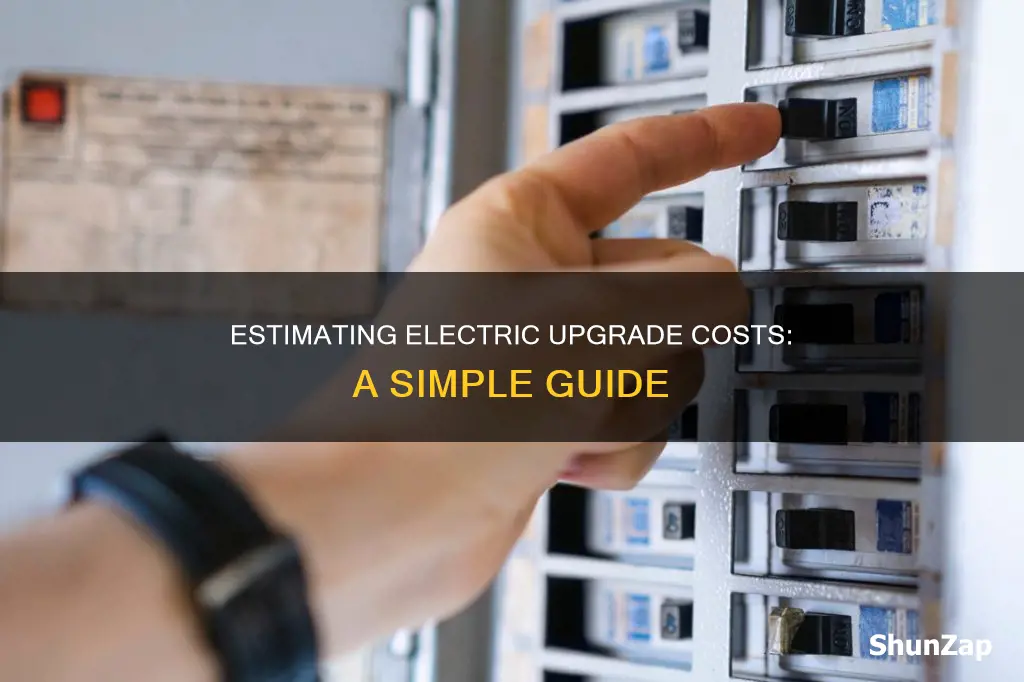how to edtimate cost of electric upgrade